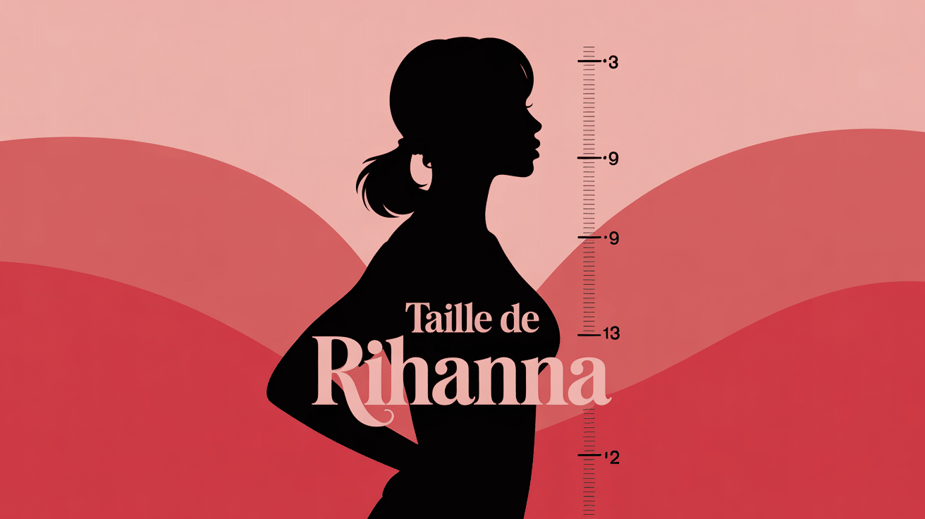 Silhouette 1m73 de Rihanna avec règle de mesure