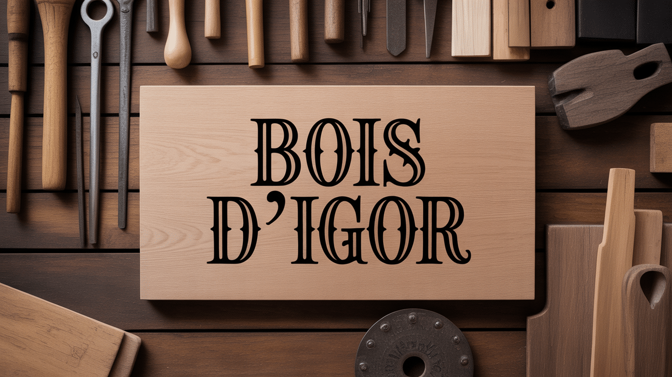 atelier artisanal bois d'igor avec outils traditionnels