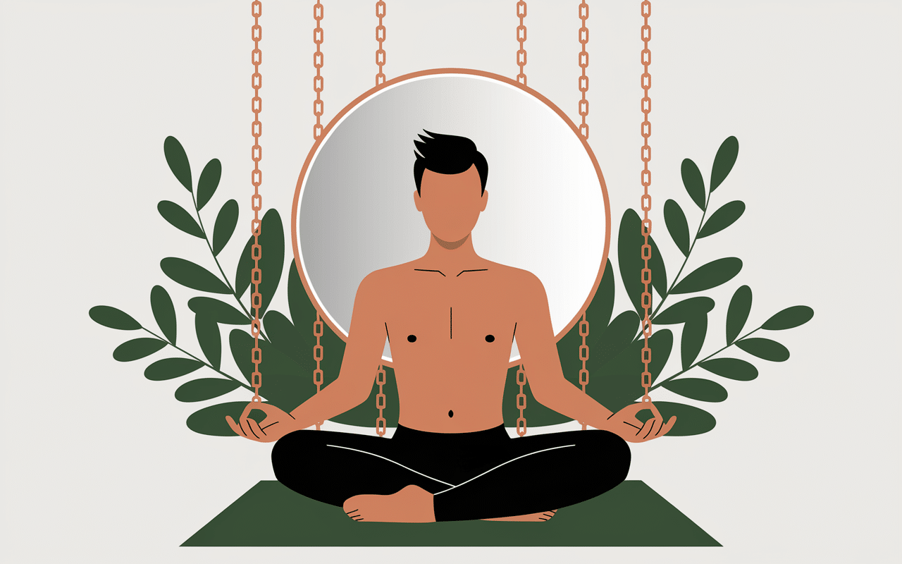 Body homme pression méditation acceptation