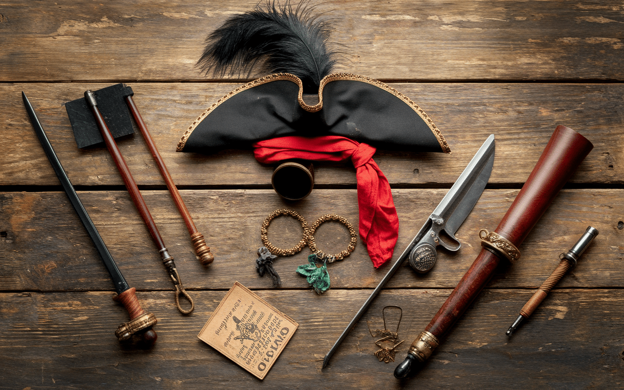 deguisement pirates homme accessoires chapeau epée ceinture