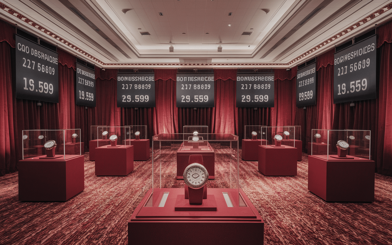 Vente aux enchères les marque de montre les plus cher
