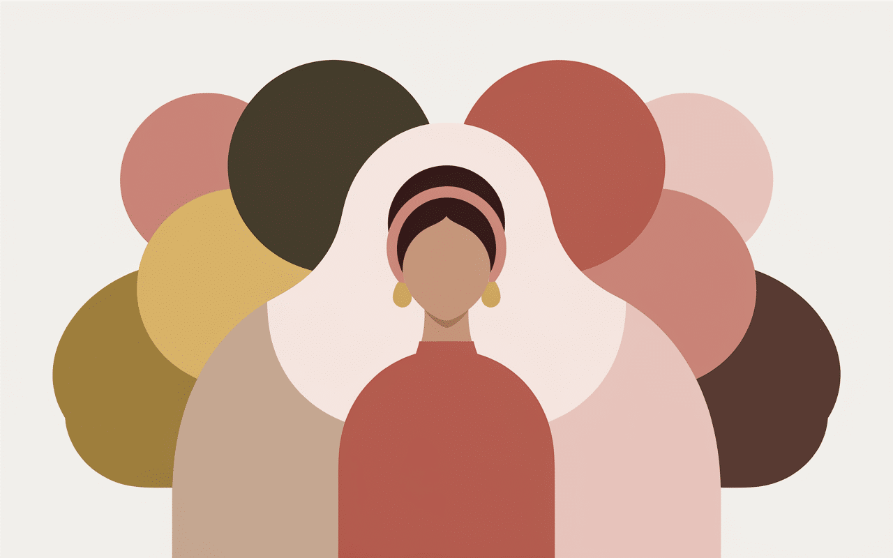 Palette couleurs robes demoiselle d'honneur terracotta tissus mariage