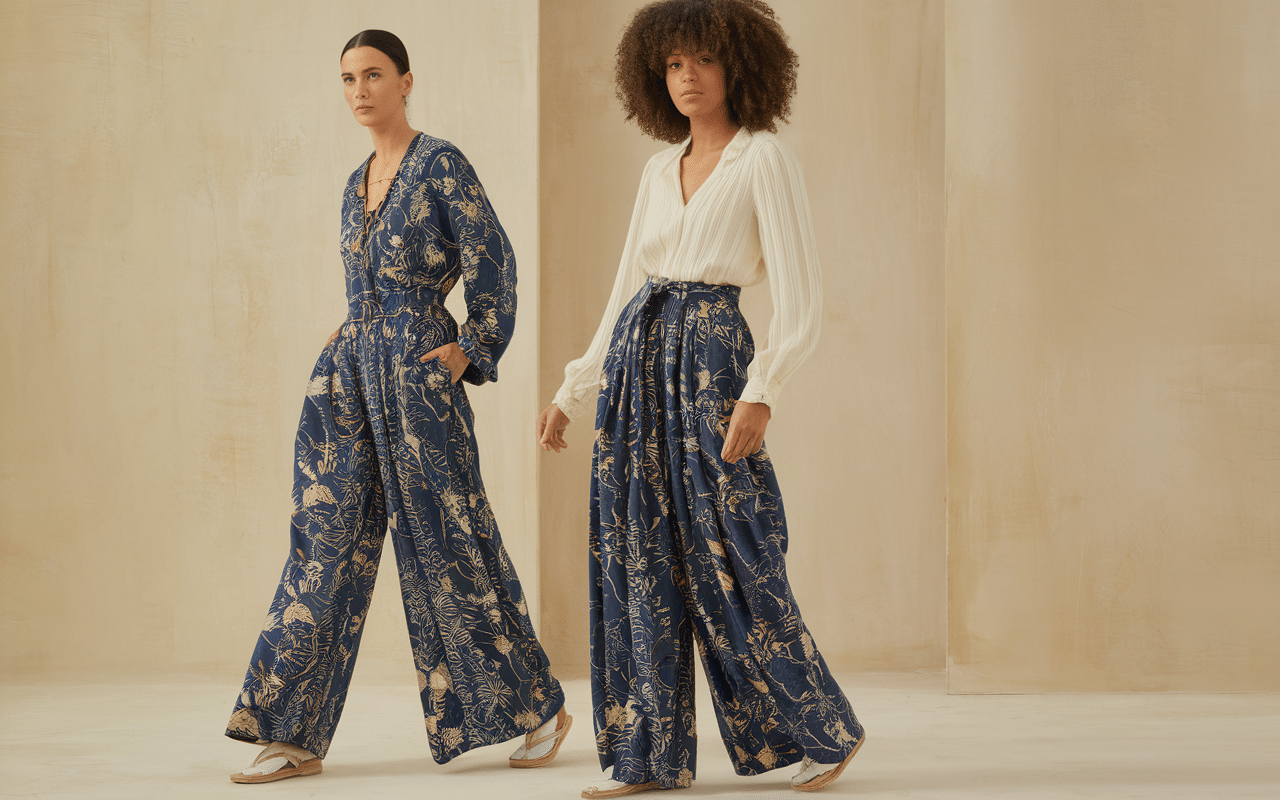 collection pantalon japonais femme coupes amples