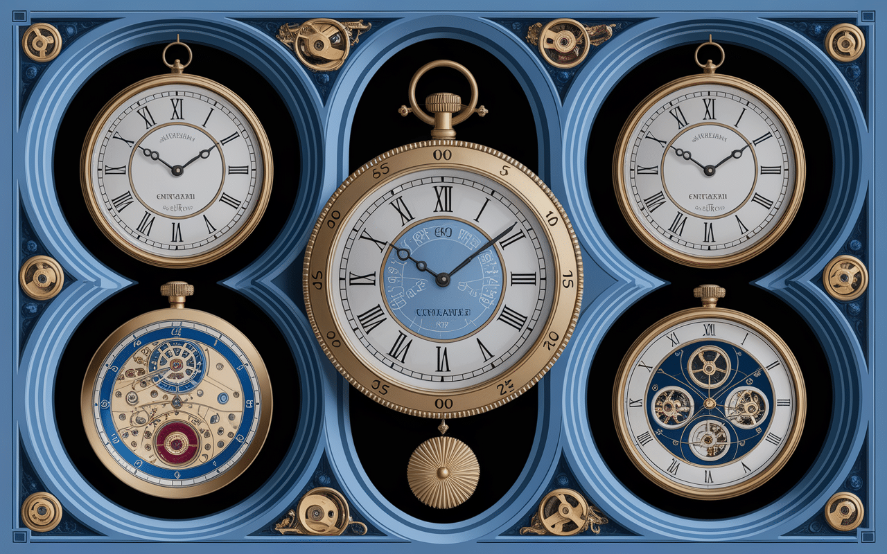 Tatouage horloge du temps horloges anciennes symbolique