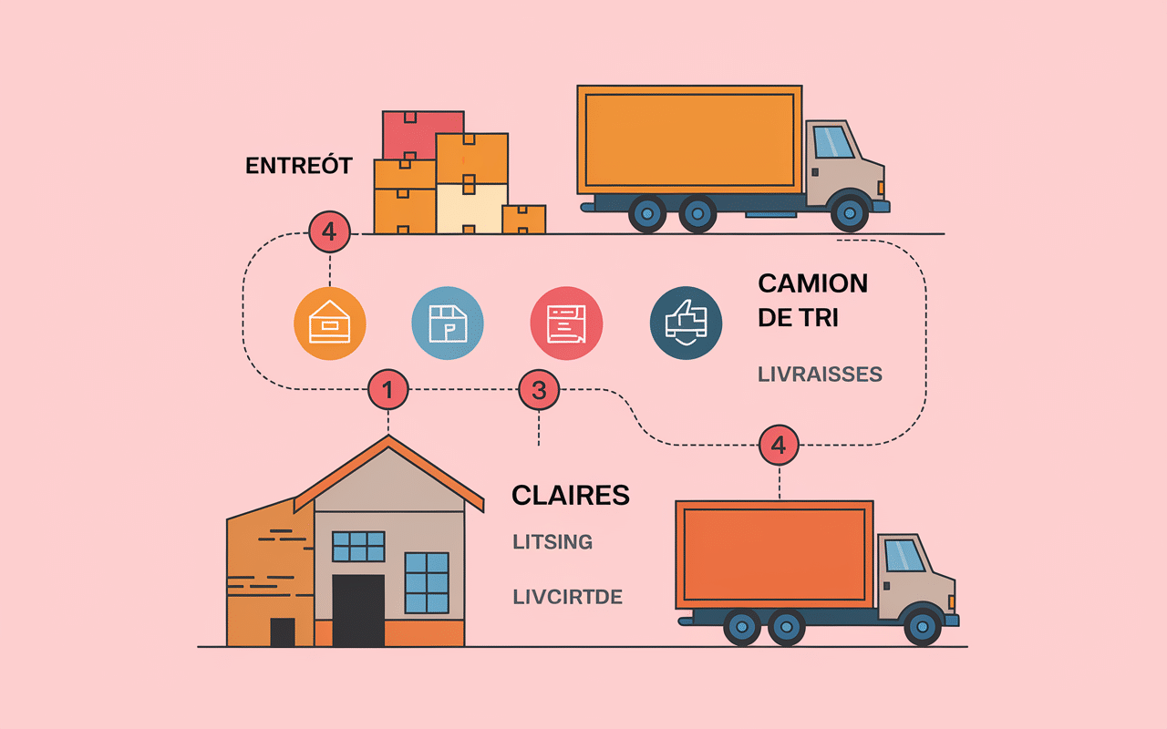 parcours colis international warehouse shein livraison