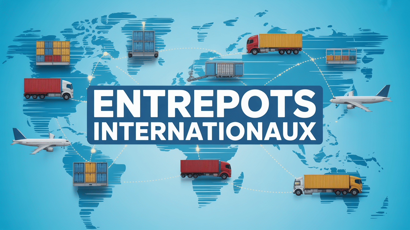 vue aérienne international warehouse shein réseau mondial