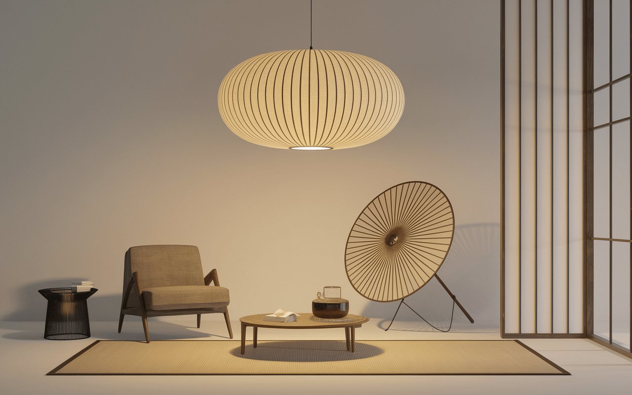 Ombrelle japonaise éléments déco maison zen