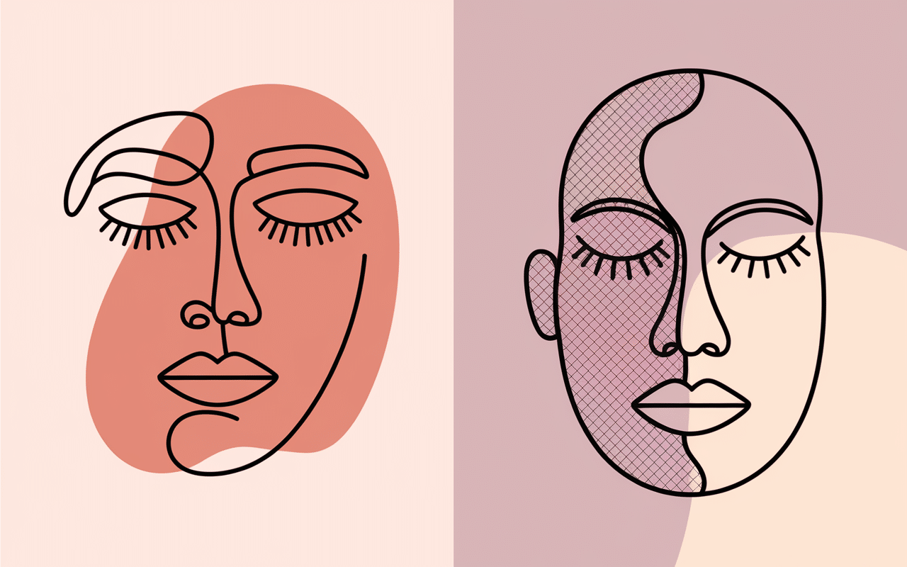 radiofréquence visage avant après comparaison visage avant après