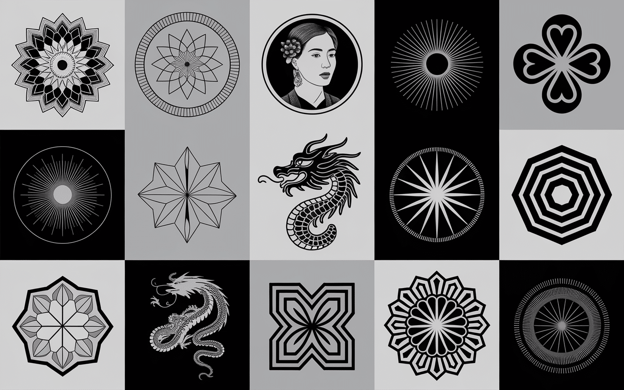 tatouage cou homme signification mosaïque styles tatouages