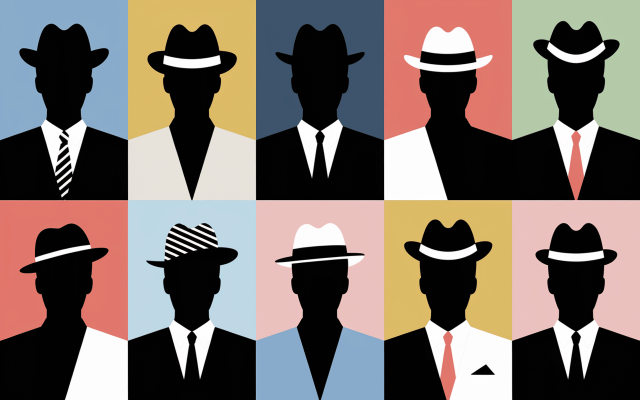 Silhouettes tendances coupe couronne homme