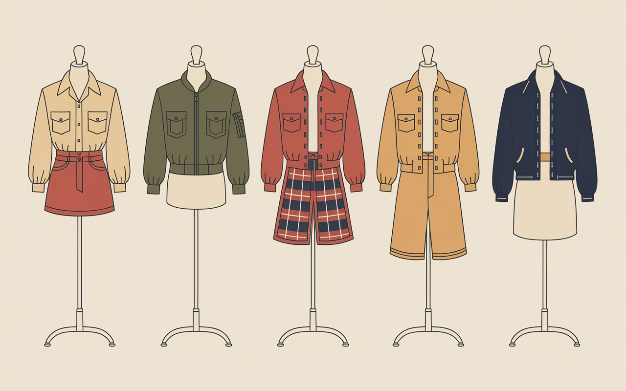 vetement en b iconiques vintage mannequins