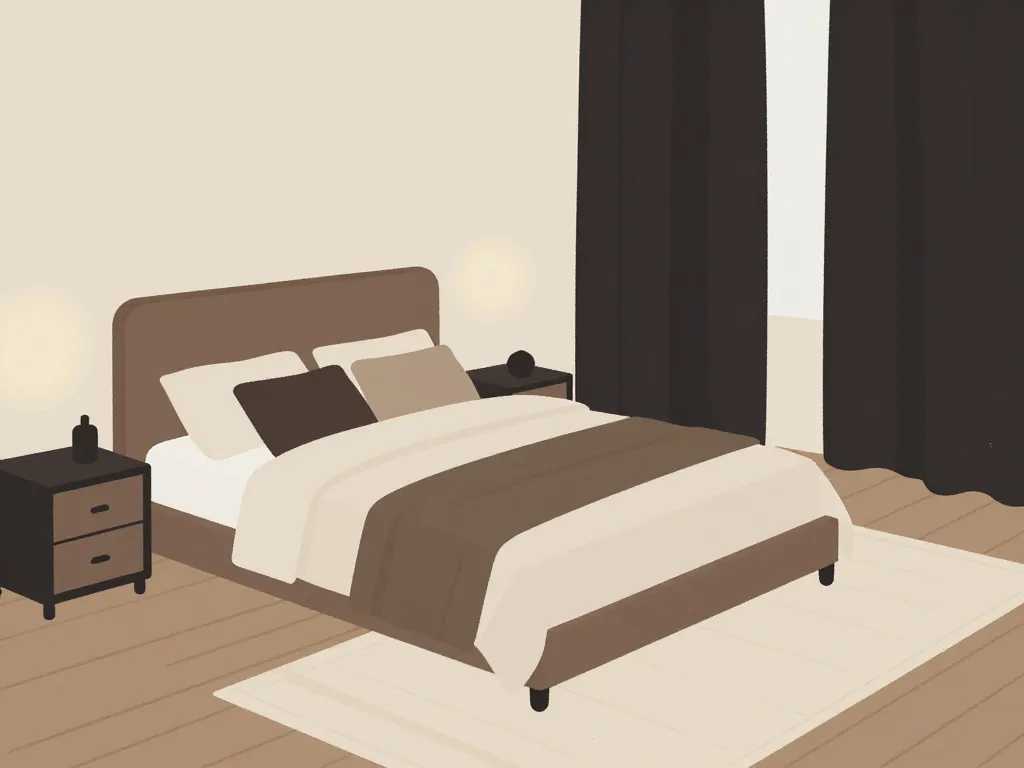 chambre parentale cosy aménagement espace nuit intimité