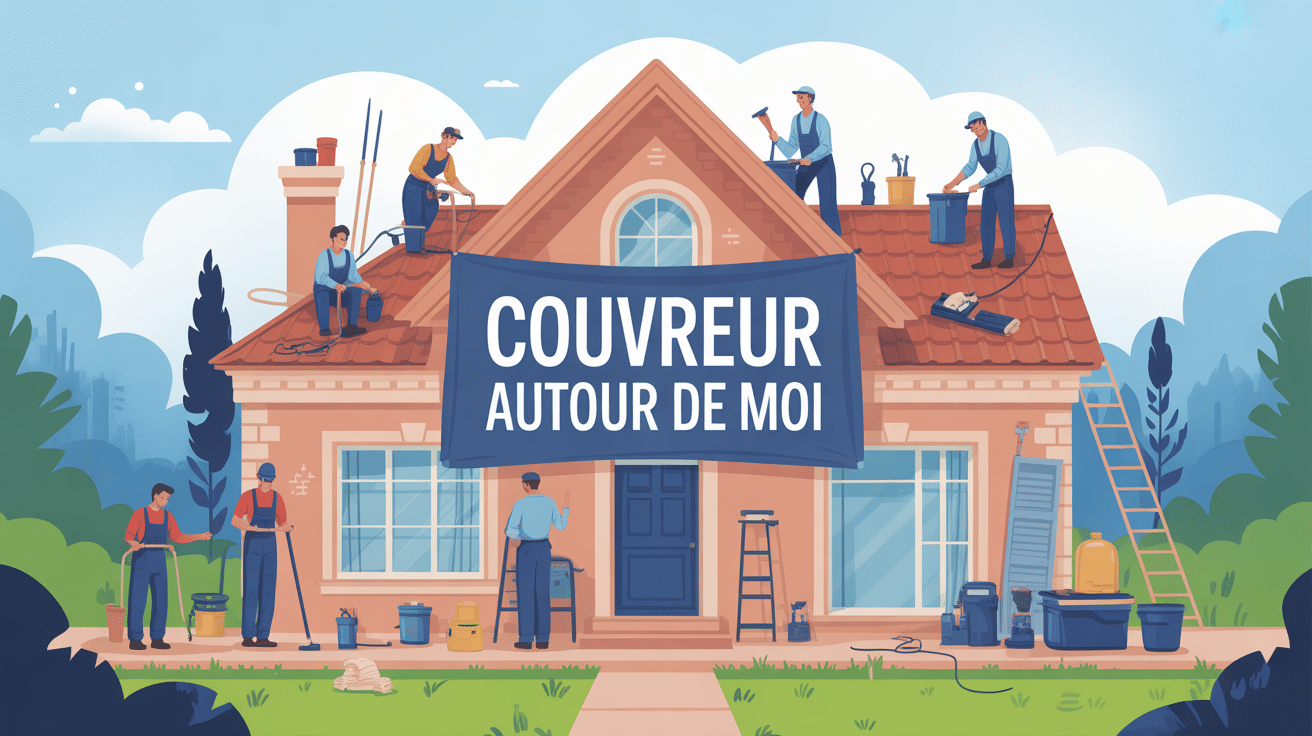 Image couvreur autour de moi équipe artisans toiture