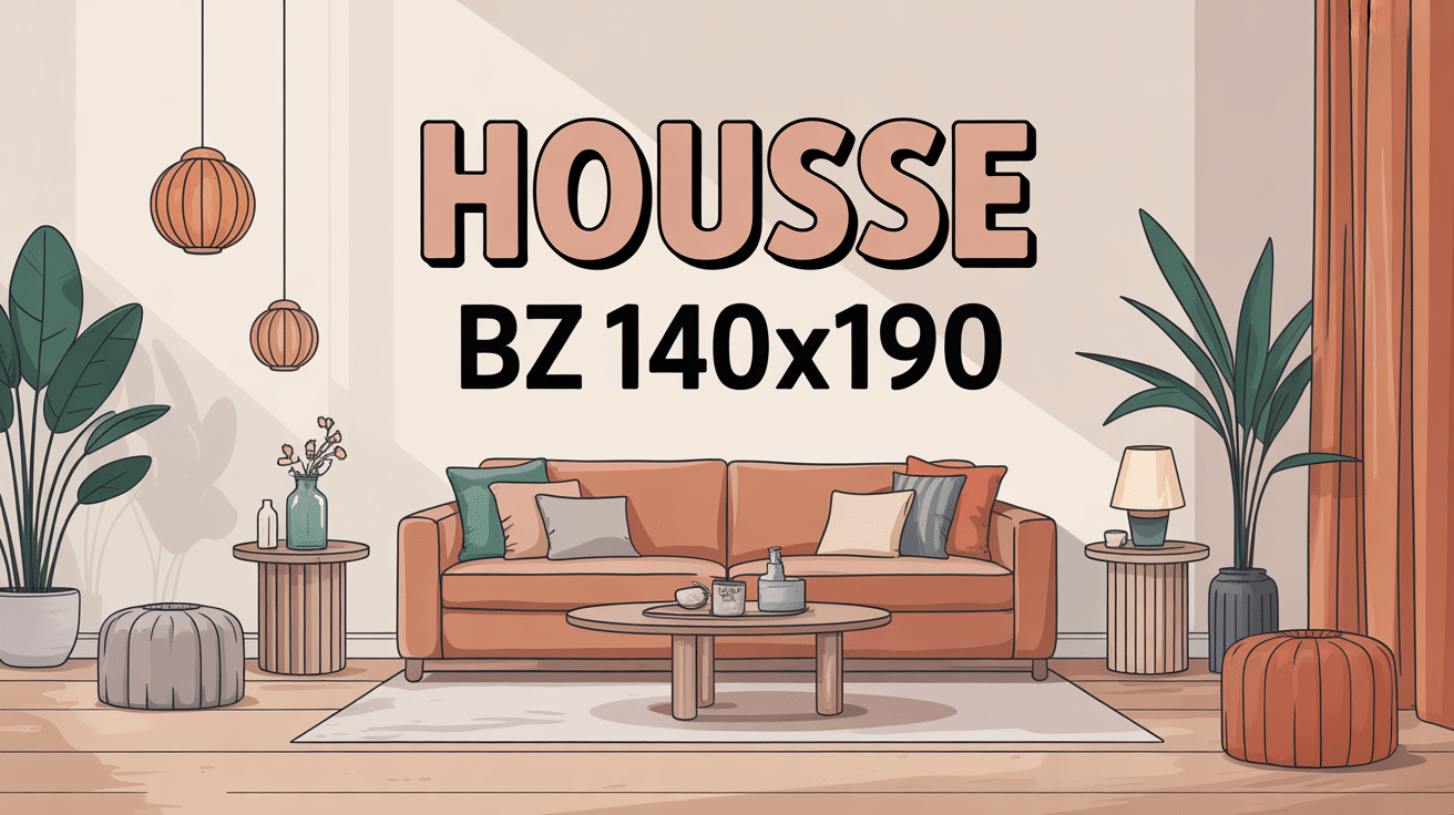 housse bz 140x190 dans salon lumineux déco moderne