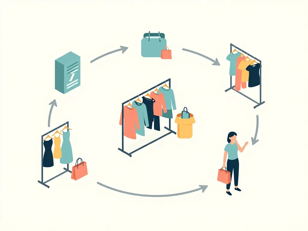 Diagramme astuces shopping friperie Paris avec budget