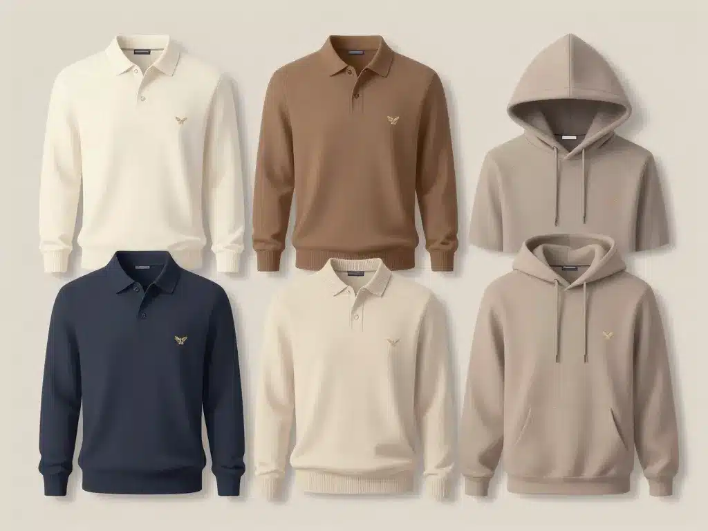 polos sweats pulls lyle and scott qualité détails textures