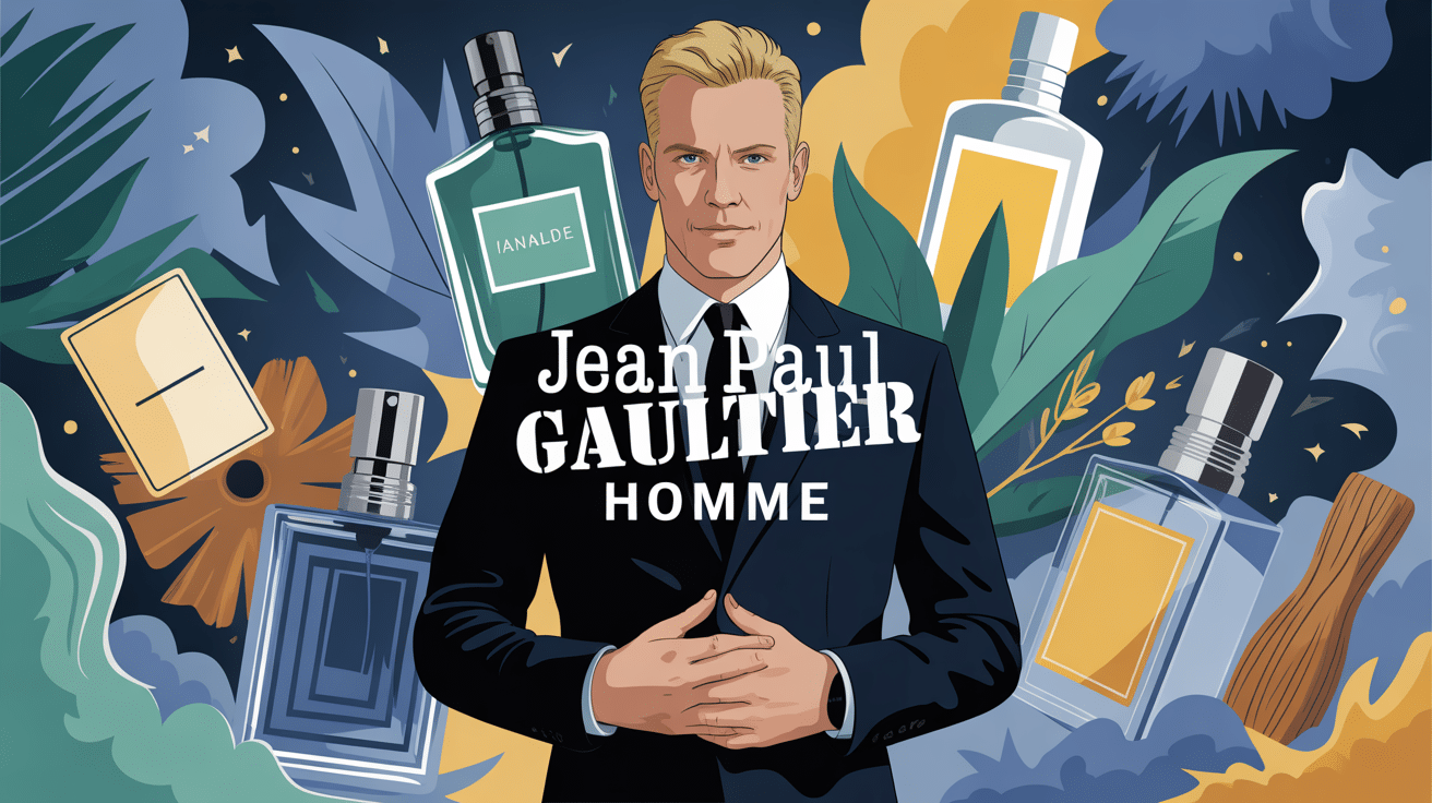 Illustration univers parfum Jean Paul Gaultier homme
