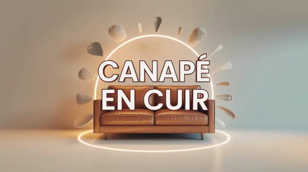 Canapé en cuir à nettoyer, 5 étapes