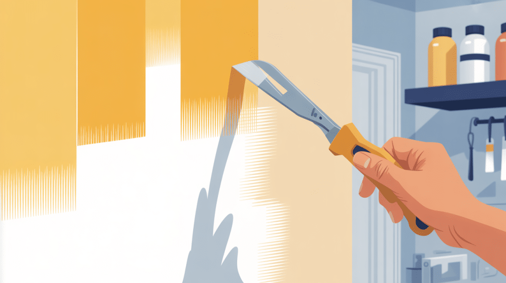 réparation bandes placo qui se décolle après peinture