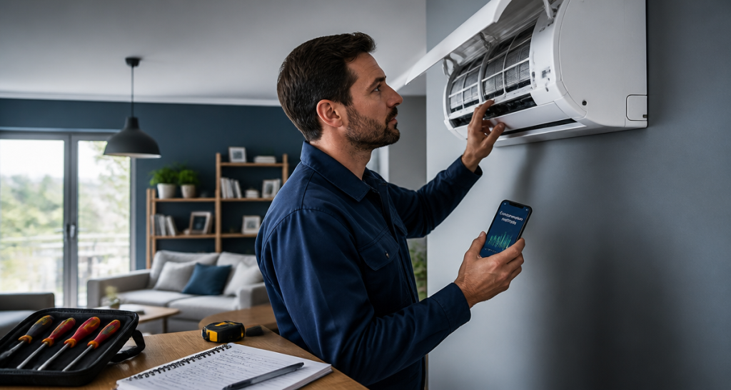 Consommation electrique climatiseur reversible ajustement