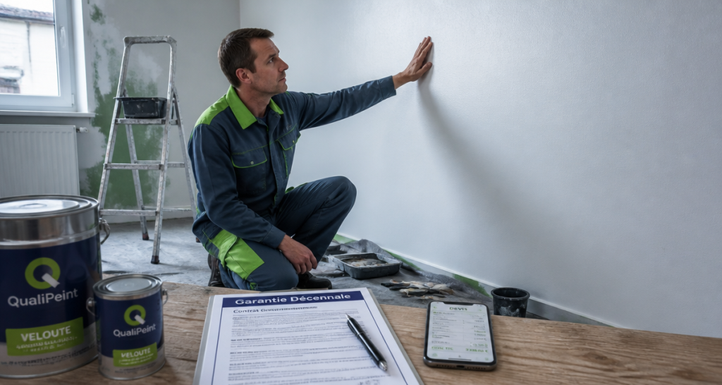 décennale peinture contrat assurance mur peint