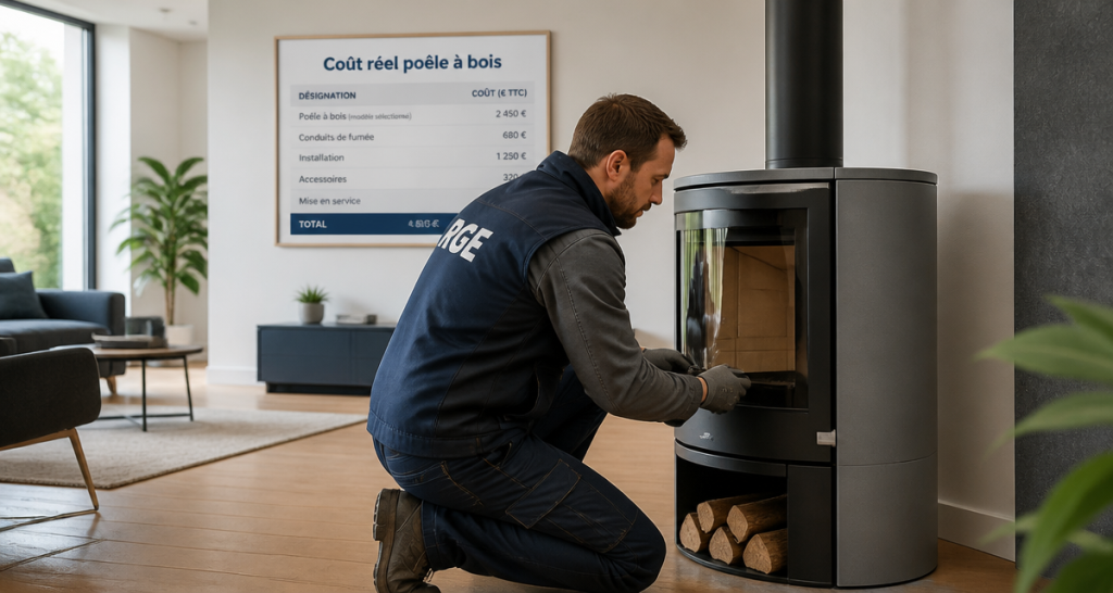poele a bois cout installateur devis