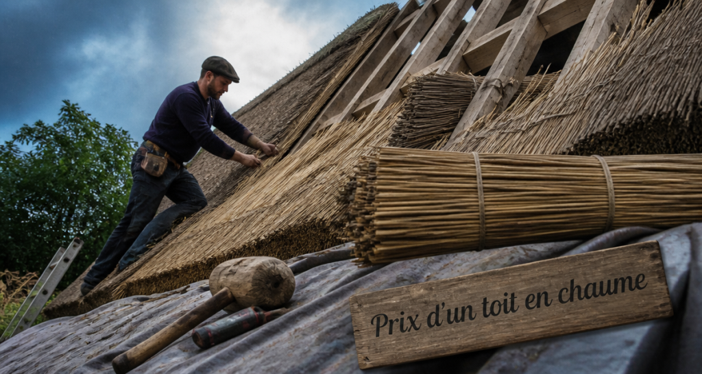 prix d un toit en chaume pose artisan