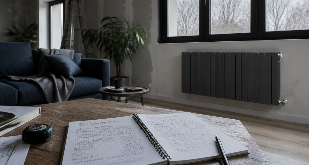 radiateur à inertie consommation sous fenêtre