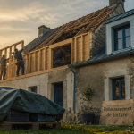 Rehausser toiture ossature bois artisans