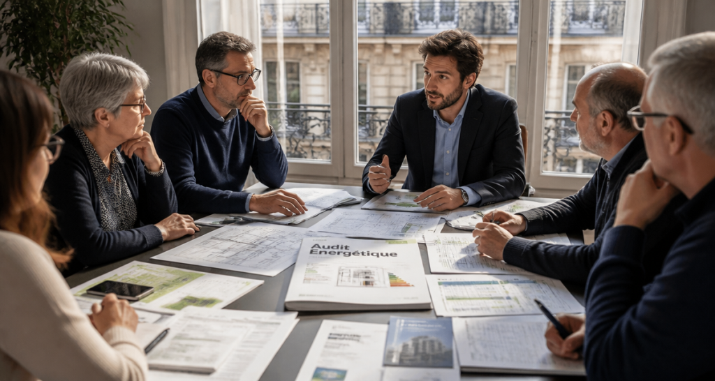 audit energetique copropriété salle réunion
