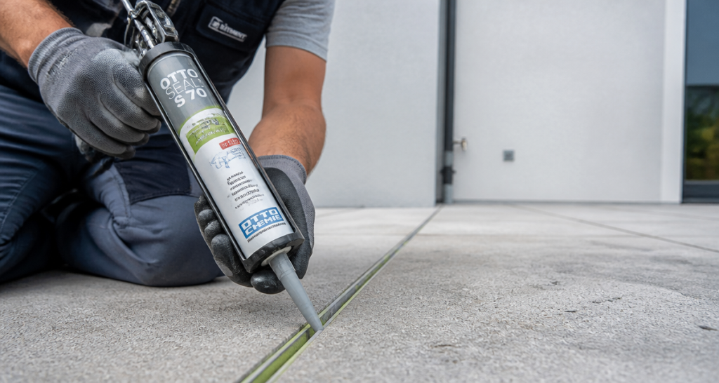 Application joint de dilatation terrasse exterieur