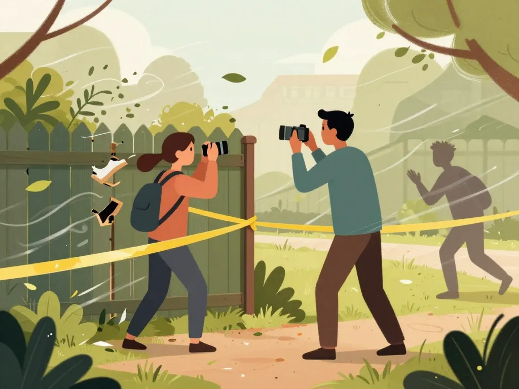 clôture arraché par le vent assurance actions après sinistre