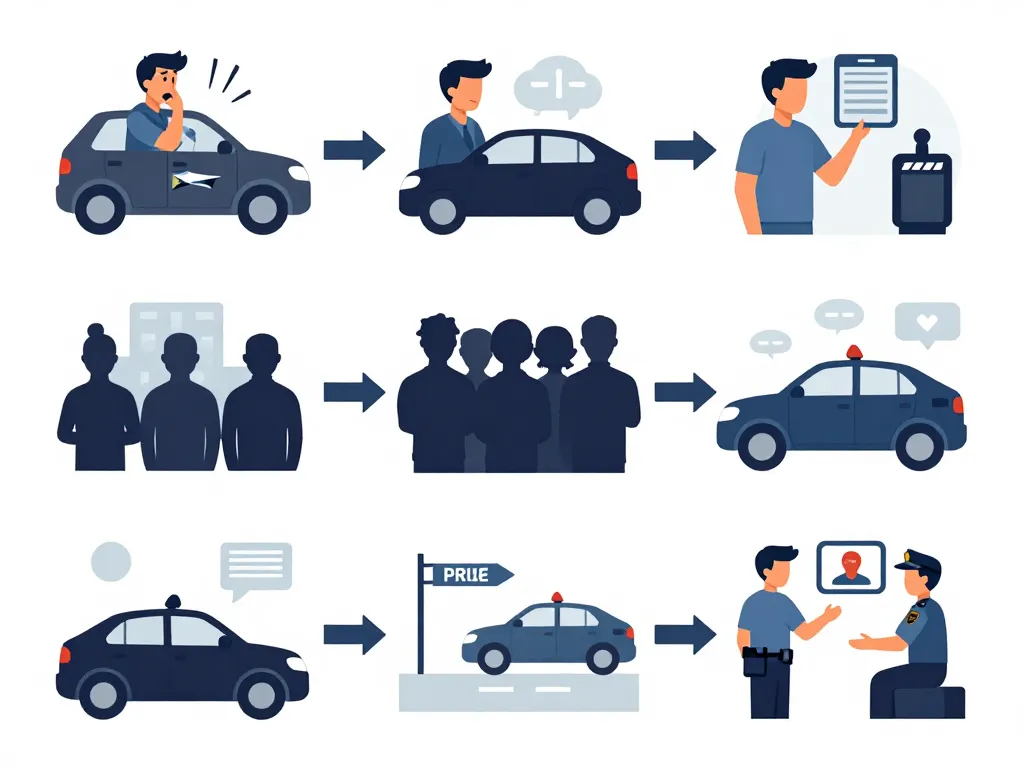 concept demarches coup de portiere preuves assurance