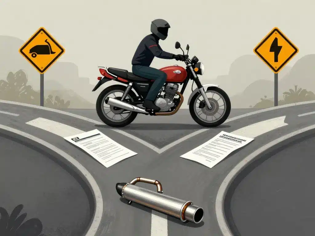 devil échappement liquidation risques et choix motard