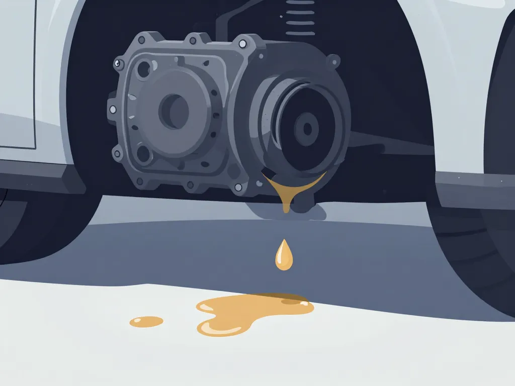 zone et trace huile fuite joint spi boite de vitesse