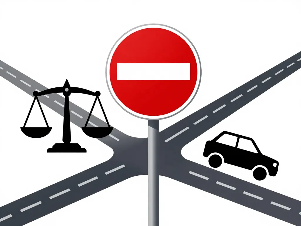 j'ai pris un sens interdit sans faire expres, risques juridiques et dangers