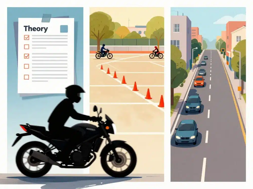 Préparation code et plateau permis moto Nantes