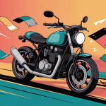 illustration simulation covering moto fond dynamique