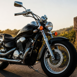 125 shadows Honda Shadow 125 noire route campagne