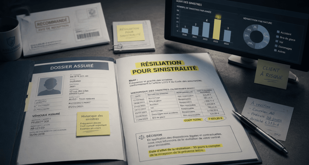 combien de sinistre avant résiliation gmf dossier