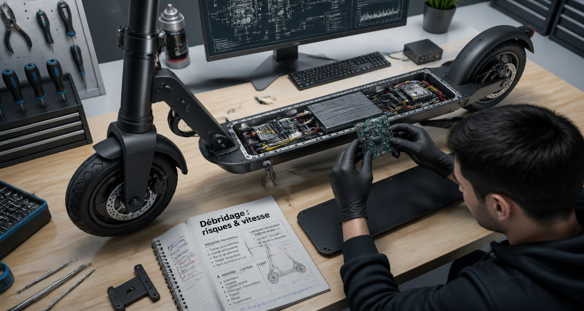 trottinette electrique debrider circuits atelier