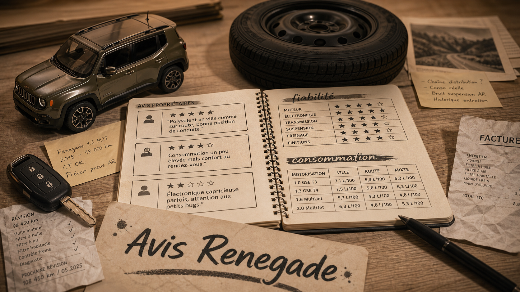 Avis sur Jeep Renegade : fiabilité, BVA9 et consommation