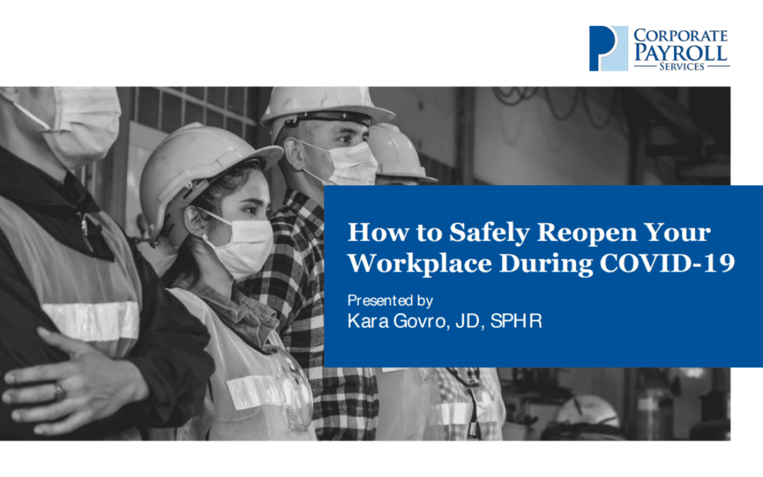 VIDEO: Workplace Health & Safety During and Post COVID-19