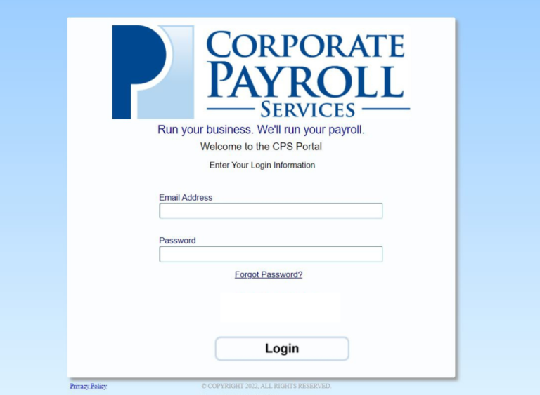 CPS Portal login