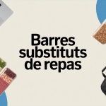 Barres substituts de repas emballées lifestyle moderne
