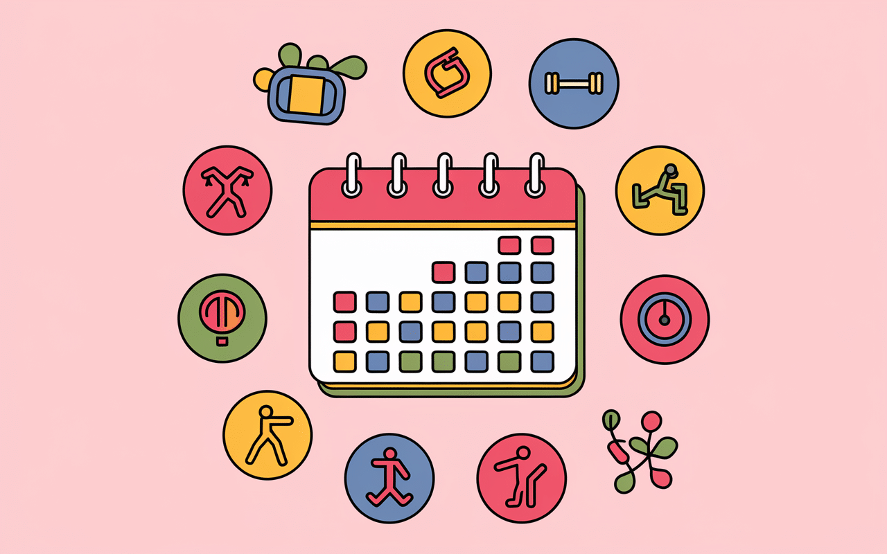 Cardio perte de poids planning hebdomadaire et progression