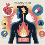 fitsmart fat burner effets secondaires illustration conceptuelle torse coeur estomac