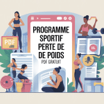 Illustration programme sportif perte de poids pdf gratuit guide