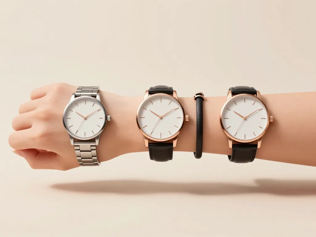Montres et bracelets tour de poignet moyen homme proportions