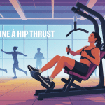 machine a hip thrust moderne en salle de sport